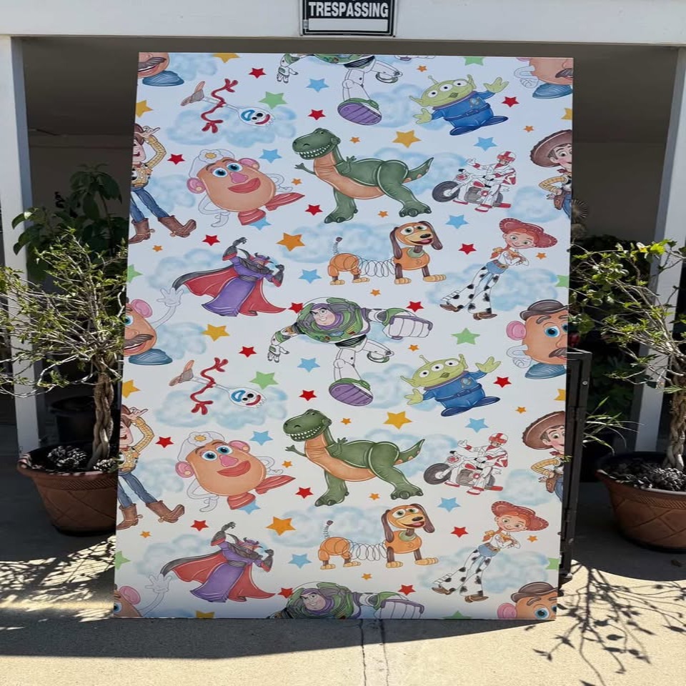 Toy Story Theme Backdrop