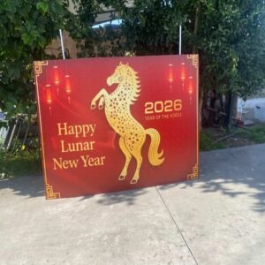 Year of the Horse Backdrop